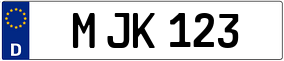 Truck License Plate